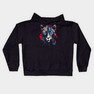 Patriotic Leopard Kids Hoodie